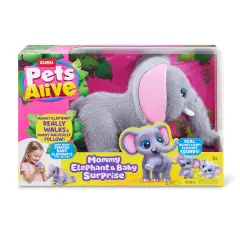 Pets Alive Mamma E Baby Elefante A Sorpresa - collezionabili bambina
