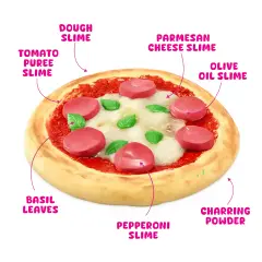 Slime Mart Small Shopping Basket Pizza Kit Creativo - creatività
