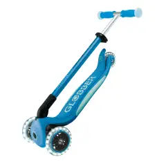Globber - Monopattino Elite Glow Lights Blu Petrolio - monopattini