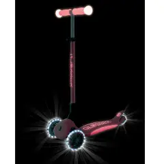 Globber - Monopattino Elite Glow Lights Rosa - monopattini