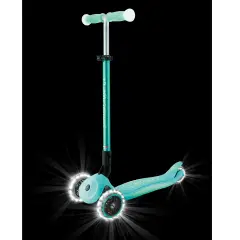 Globber - Monopattino Elite Glow Lights Color Menta - monopattini