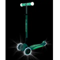 Globber - Monopattino Elite Glow Lights Color Menta - monopattini