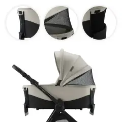 Kinderkraft Vesto 2 3 in 1 Beige - trio e modulari