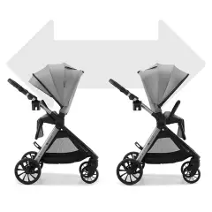 Kinderkraft Vesto 2 3 in 1 Gray - trio e modulari