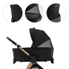 Kinderkraft Vesto 2 3 in 1 Black - trio e modulari