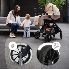 Kinderkraft Vesto 2 3 in 1 Black - trio e modulari