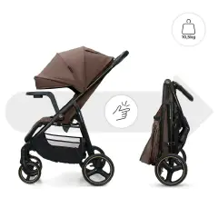 Passeggino Trig 3 Velvet Mokka - passeggini compatti
