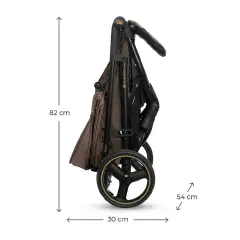 Passeggino Trig 3 Velvet Mokka - passeggini compatti