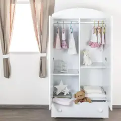 Collezione Flash Di Italbaby Armadio Bianco - collezioni