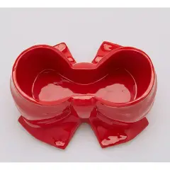 EDG Vaso Fiocco Rosso in Ceramica 34x24x21 cm - addobbi casa