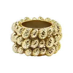 EDG Vaso Chakra Pigne Oro H15 x D22 cm - addobbi casa