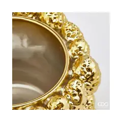 EDG Vaso Chakra Pigne Oro H15 x D22 cm - addobbi casa
