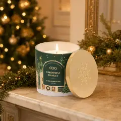 Candela Natalizia EDG Cardamom Snaps in Vetro 10 cm - addobbi casa