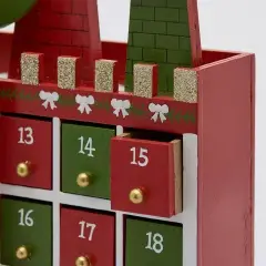 Calendario Avvento Castello EDG 24 Cassetti H 44 cm - addobbi casa