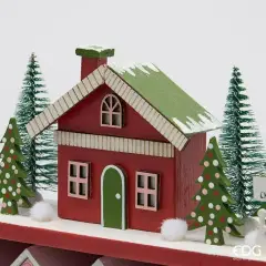 Calendario Avvento EDG in Legno 24 Casette H 38,5 cm - addobbi casa
