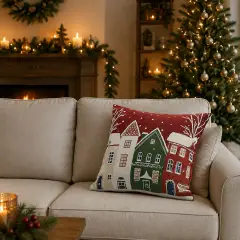 Cuscino Natalizio Quadrato EDG Street 45 × 45 cm - addobbi casa