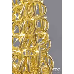 Albero Natale LED Curly EDG Oro 1440 Luci H 150 cm - alberi led di design