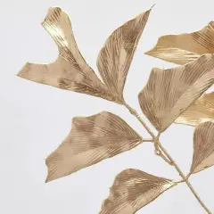 Ramo Felce Butterfly Oro EDG 3 Ramificazioni H 85 cm - fiori e ghirlande