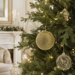 Pallina di Natale Chain Oro EDG Ø 12 cm - addobbi albero