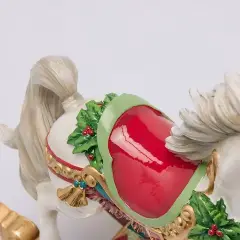 Cavallo a Dondolo Natalizio EDG H 37 cm - addobbi casa