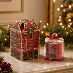 EDG Candela Rue de Rivoli Cinnamon H12 cm Rossa - addobbi casa