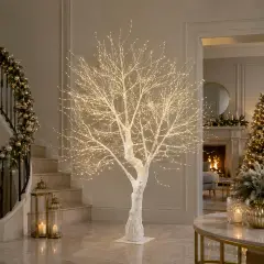 EDG Pino Cortina Innevato 2500 LED H210 cm IP20 - alberi
