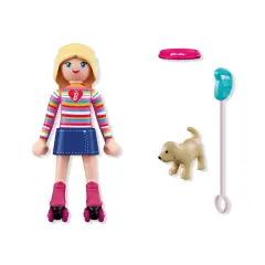 Playmobil 72126 x Barbie Malibu con Taffy e Pattini a Rotelle - playmobil