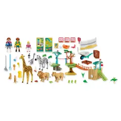 Playmobil 72070 Zoo Parco Avventura con Animali e 3 Personaggi - playmobil