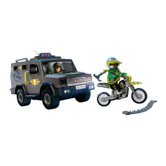 Playmobil 72066 Unità Speciale Veicolo Tattico con Moto e 2 Personaggi - playmobil