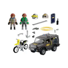 Playmobil 72066 Unità Speciale Veicolo Tattico con Moto e 2 Personaggi - playmobil