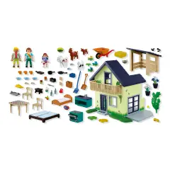 Playmobil 72162 Fattoria con Famiglia, Capre e Accessori - playmobil