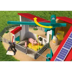 Playmobil 72160 Grande Fattoria con Animali, Gru e 2 Personaggi - playmobil