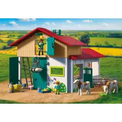 Playmobil 72160 Grande Fattoria con Animali, Gru e 2 Personaggi - playmobil