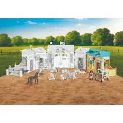Playmobil 72128 Clinica Veterinaria con Cavallo, Veterinaria e Accessori - playmobil