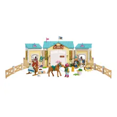 Playmobil 72127 Grande Maneggio con 2 Cavalli, 2 Cavalieri e Accessori - playmobil