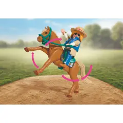 Playmobil 72127 Grande Maneggio con 2 Cavalli, 2 Cavalieri e Accessori - playmobil