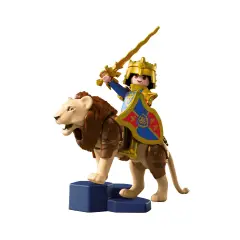 Playmobil 72212 Leone con Cavaliere d'Oro, Armatura e Accessori - playmobil