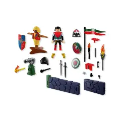Playmobil 72213 Addestramento Cavaliere del Drago con Cannone e Bersagli - playmobil