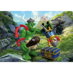 Playmobil 72116 Troll e Tesoro Cavalieri del Leone con Cavaliere e Forziere - playmobil
