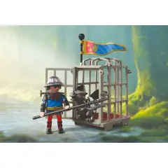 Playmobil 72211 Rapimento del Drago con 3 Cavalieri, Cucciolo e Carrozza - playmobil