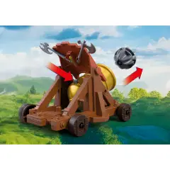 Playmobil 72115 Cavalieri del Leone Armati con Cannone e Accessori - playmobil