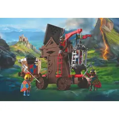Playmobil 72210 Torre di Assalto Cavalieri del Drago con 4 Cavalieri - playmobil