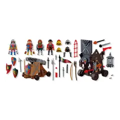 Playmobil 72210 Torre di Assalto Cavalieri del Drago con 4 Cavalieri - playmobil