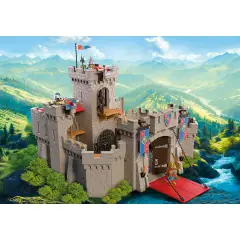 Playmobil 72112 Castello dei Cavalieri del Leone con 3 Cavalieri e Cannoni - playmobil