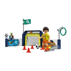 Playmobil 72057 Stazione di Allenamento Calcio con Porta e 2 Palloni - playmobil