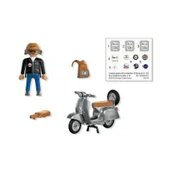 Playmobil 72282 Vespa 80th Anniversary Original Style con Personaggio - playmobil