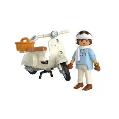 Playmobil 72283 Vespa 80th Anniversary Classic Style con Personaggio - playmobil