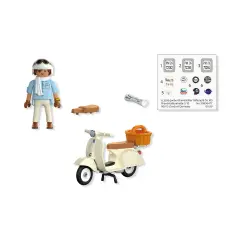 Playmobil 72283 Vespa 80th Anniversary Classic Style con Personaggio - playmobil