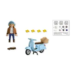 Playmobil 72284 Vespa 80th Anniversary Iconic Style con Personaggio - playmobil