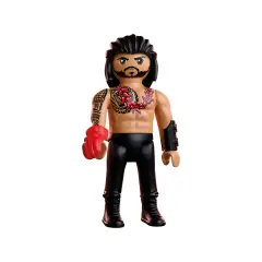 Playmobil 71960 WWE Roman Reigns con Accessori Rimovibili e Supporto - playmobil